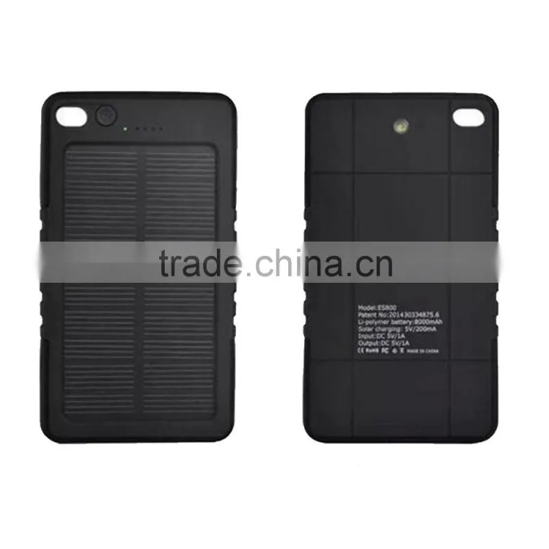 2016 outdoor multi functional USB solar mobile power supply waterproof & shockproof camp equipment manufacturer supplier