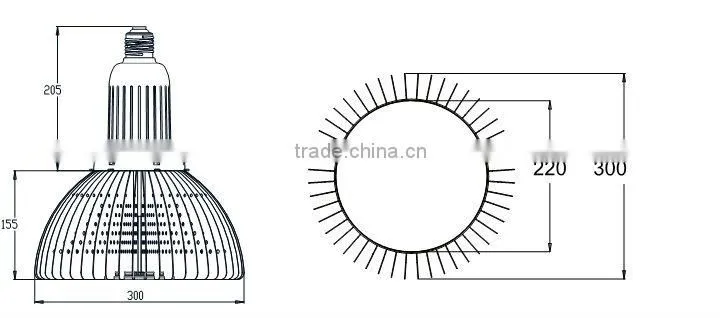 CE ROSH Taiwan High brightness high bay led 150W