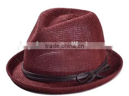 Sunny Shine fashion Panama paper wholesale knit Adults straw caps