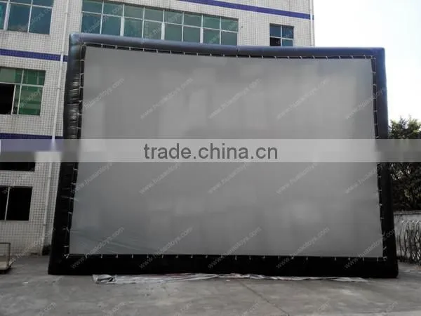 Commercial inflatable projection screen