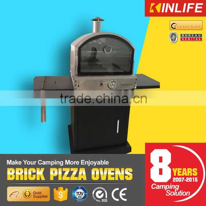 quick gas baking pizza oven with optional colors