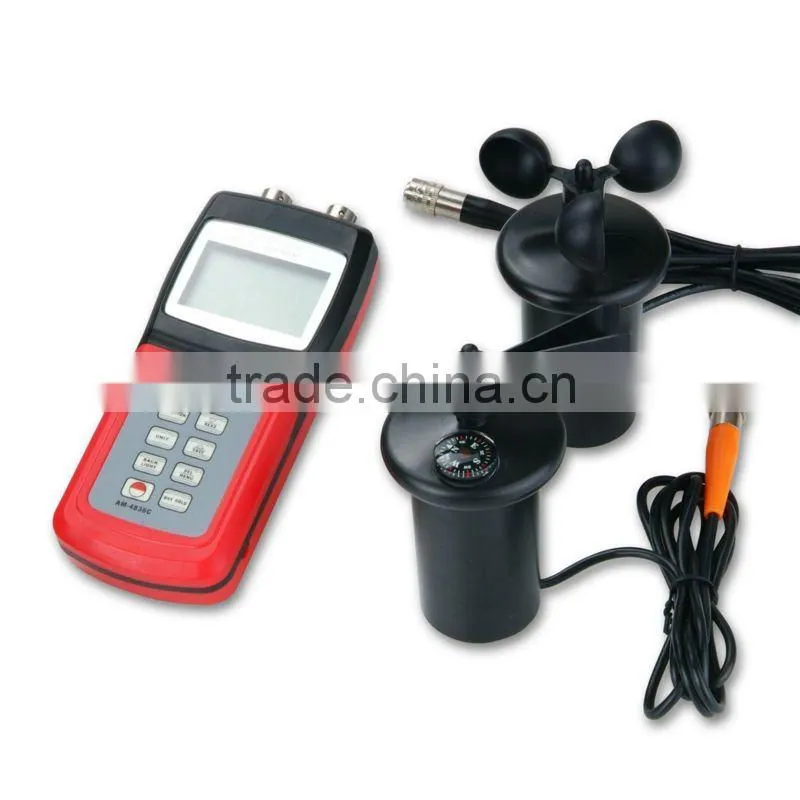 Air Flow Wind Speed Meter Cup Direction Probe C F Beaufort Anemometer