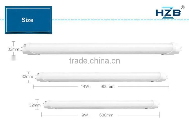 t8 led tube 86-265v/ac xxx animal video smd2835 light