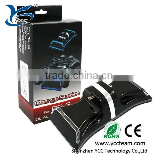 dual 2 in 1 charging station for ps3 controller