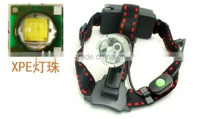 rechargeable aluminum led bicycle headlight powerful rechargeable headlamp