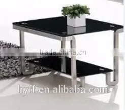 small coffee table,metal glass coffee table,home goods coffee table DJ208-2