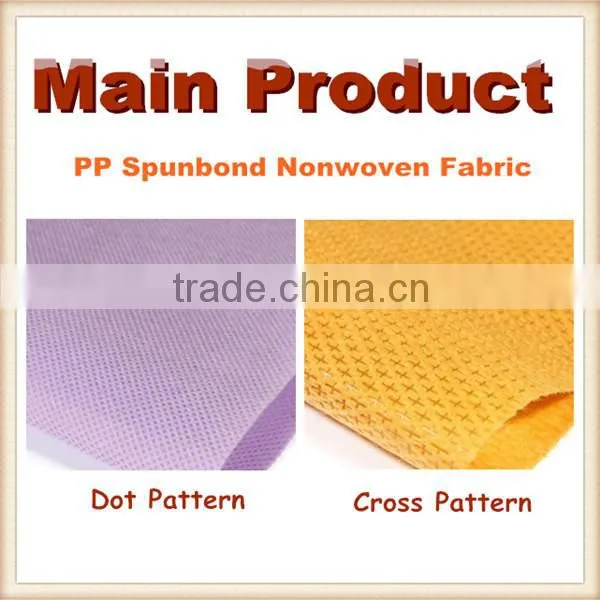 100% pp spunbond nonwoven fabric raw material for disposable bed sheet