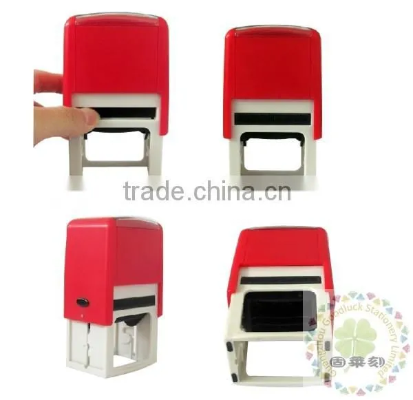 Non-flammable clear imprint refill stamp ink