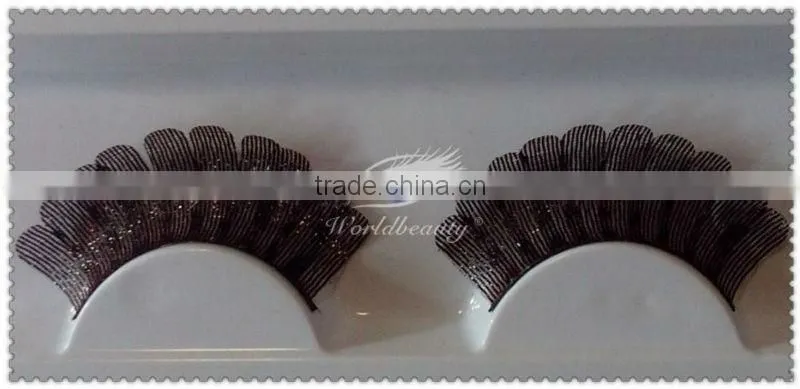 Lace golden color eyelashes wholesale