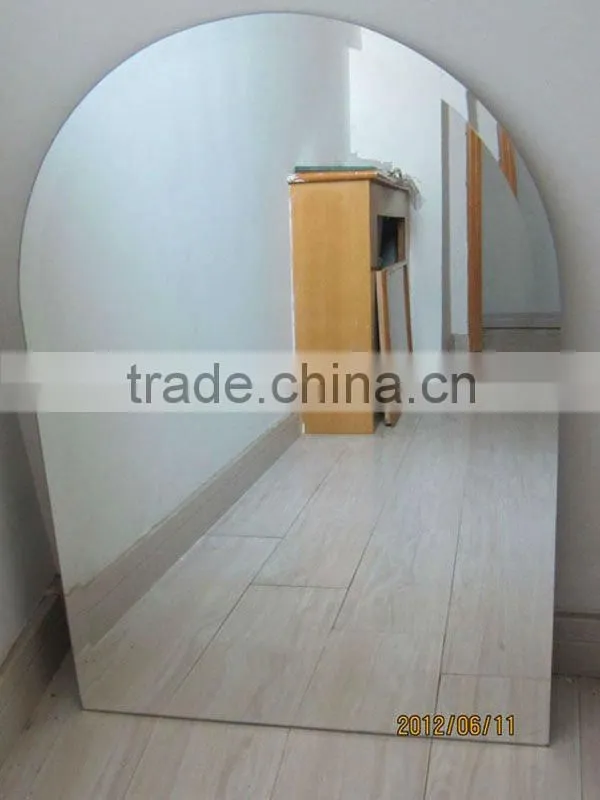 High quality double coated silver mirror with Chamfered edge for decorative wall mirrors