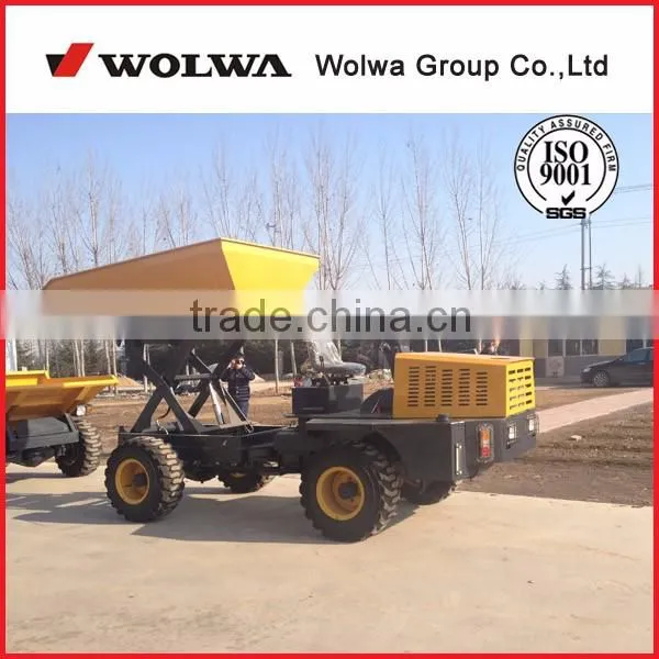 Wolwa GN30 Mini 4x4 wheel hydraulic dumper with self loading system
