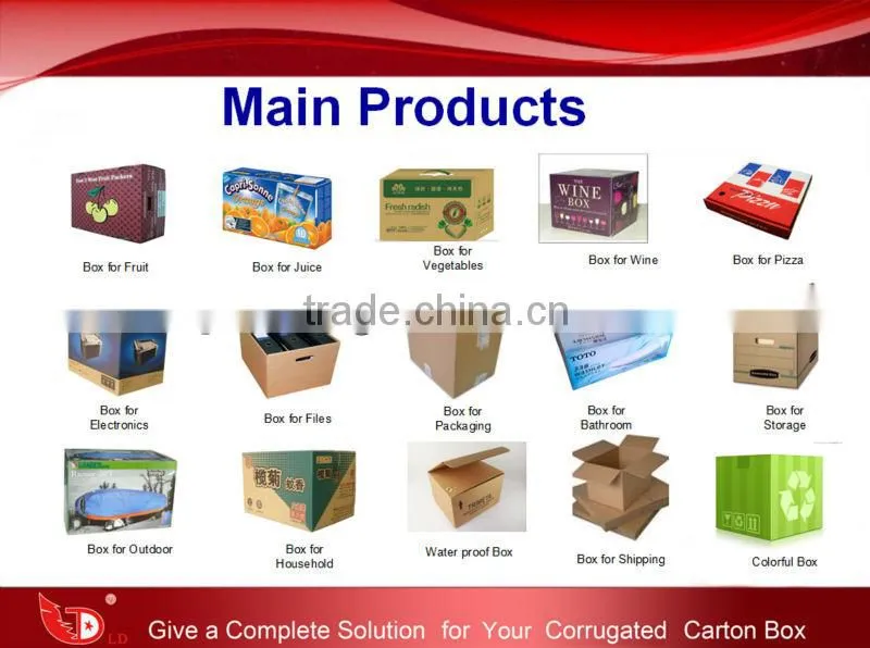 Beautiful colorful carton box for packing fruit