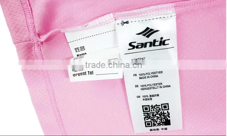 New design summer women cycling T-suit in stock and breathable100%polyester