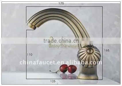 Dual Handle Bathroom Tap,Bath Tap,Bathroom Mixer Antique Bronze QH1797