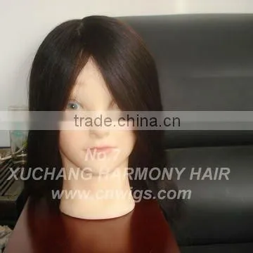 Male/Female human hair training head/natural hair training mannequins head