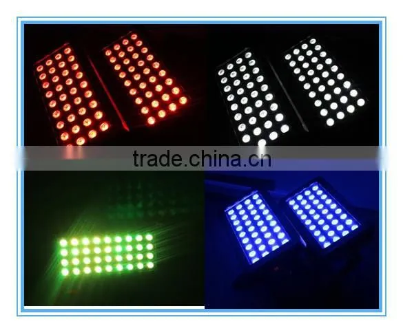 72pcs 4 IN 1 RGBW Cree with led wall washer light