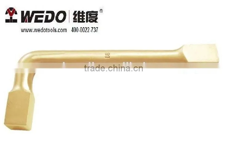 Square Key Wrench Aluminium Bronze/Beryllium Copper (non sparking tools) High-quality WEDO TOOLS