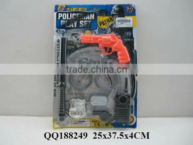 Police play set, set toy, police toy game