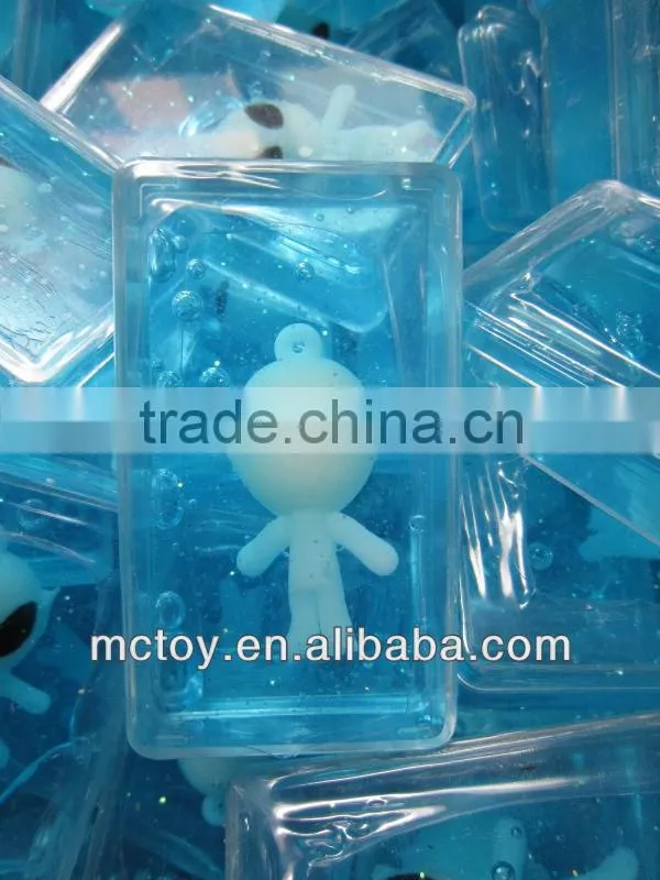 Factory supplier wholesale Crystal fossil dinosaur putty crystal slime alien toy