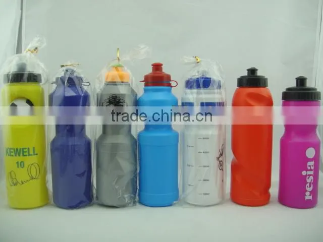 400/450/750ml plastic Sport Water Bottle with nozzle lid