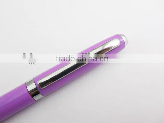 Multi Color Metal Ball Pen Promotional Cute Pen Ball Pen With Keychain