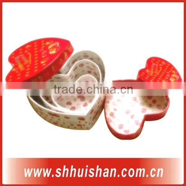 High quality heart-shaped packaging boxes