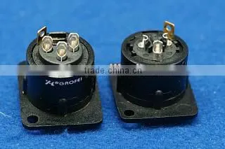 OFC Copper Rhodium plated XLR Sockets