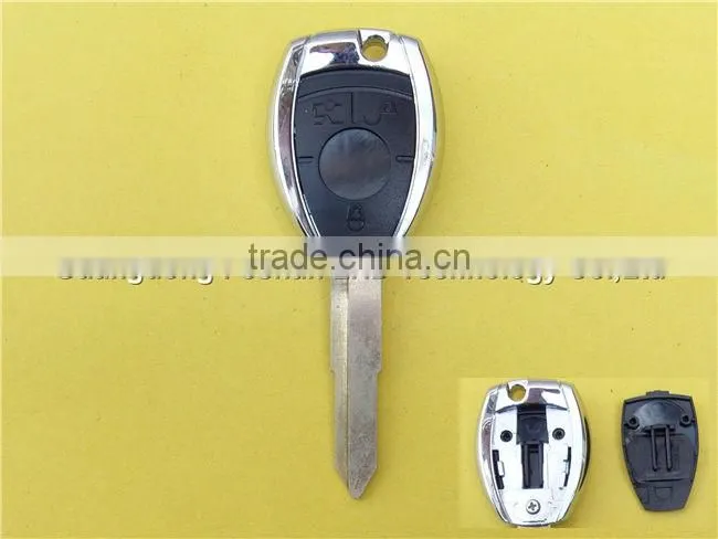 3 buttons transponder chip key blank for Toyota key TOY47 blade