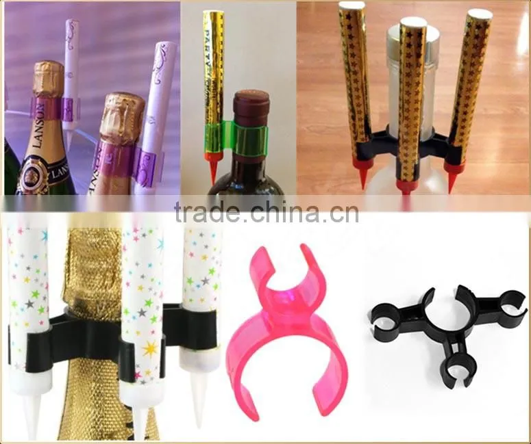 Ice Fountain Birthday Sparkler Bottle Clips/Champagne Bottle Clips
