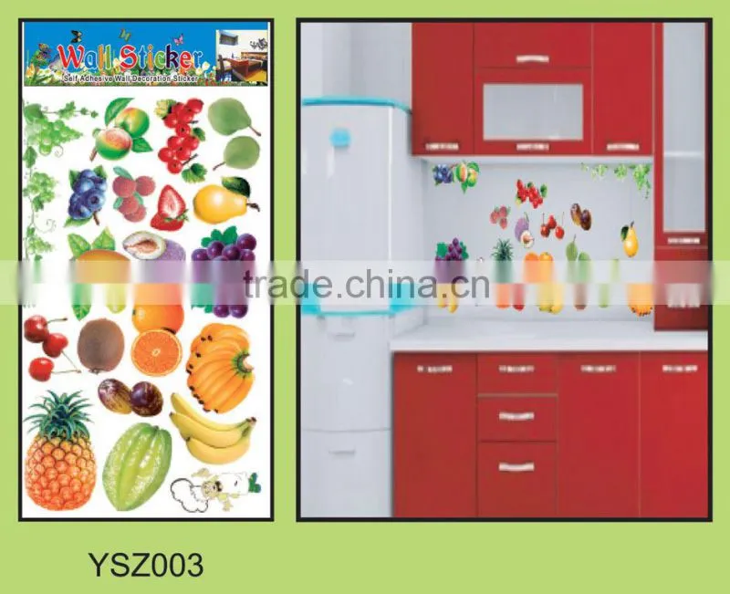 Fashionable living room pvc removable wall stickers/3D pvc vinyl wall sticker