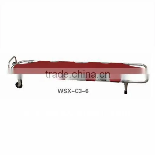 Aluminum alloy Medical & Funeral 2 folding Stretcher