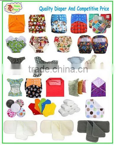 2016 happy flute wholesale cloth diaper baby cloth diaper one size fits all adjust nappy factory