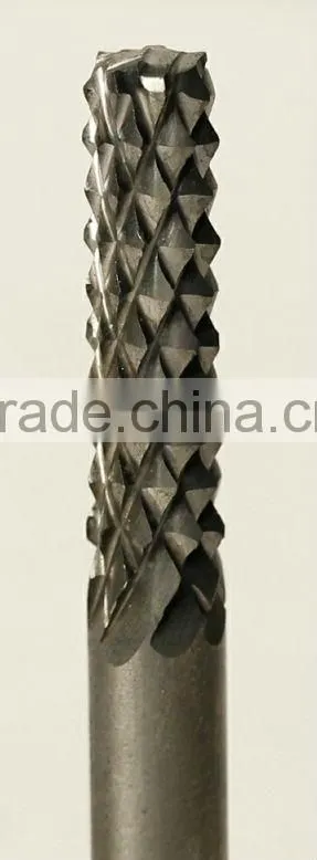 Soild spiral downcut router bits