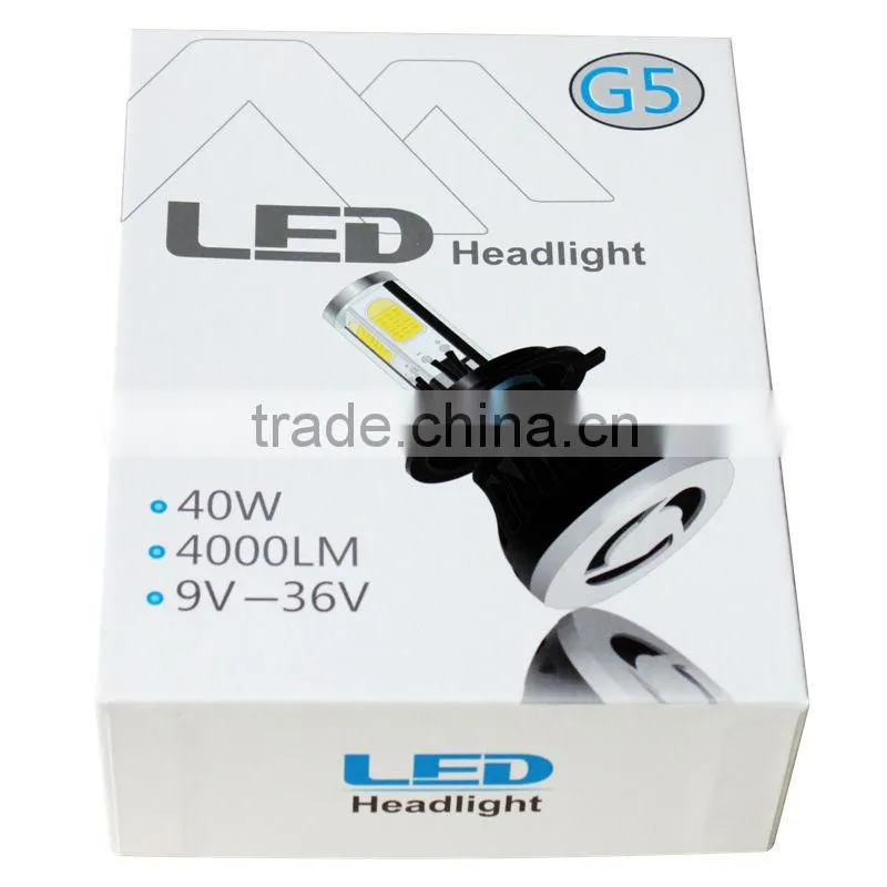 wholesale 80W Auto LED headlight bulbs 9012 12v 24v h1 h3 h7 h11 9005 9006 H/L9004 9007 H13 H4 car led headlight h16