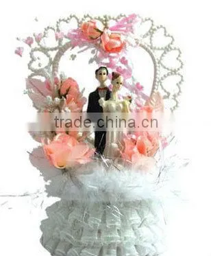 Roman Wedding Cake Topper Figurine Loving Wedding Couple Figurine