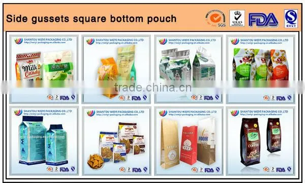 Quad seal flat bottomed pouches
