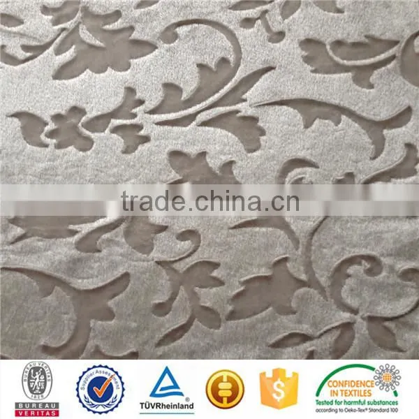 polyester new design brushed velour for sofa covers