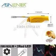 Asia Leader Lighting Products 4 Lightness Modes ABS CREE XPE 3W LED Bicycle Light