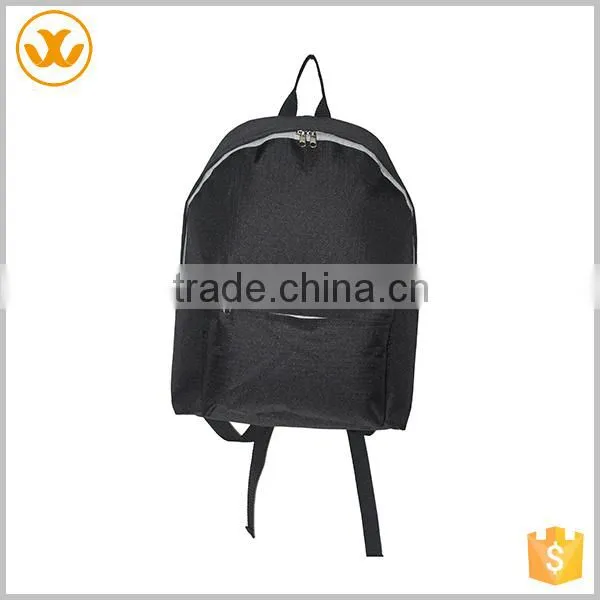 Ripstop/PVC material black shoulders young fashion backpack