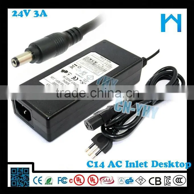 Hot selling for 3d printer 24V 3a dc power supply
