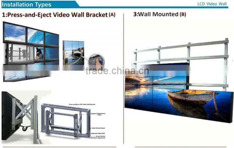 Chestnuter 42 inch splicing video wall for live broadcast 1080 HD good quality display supported