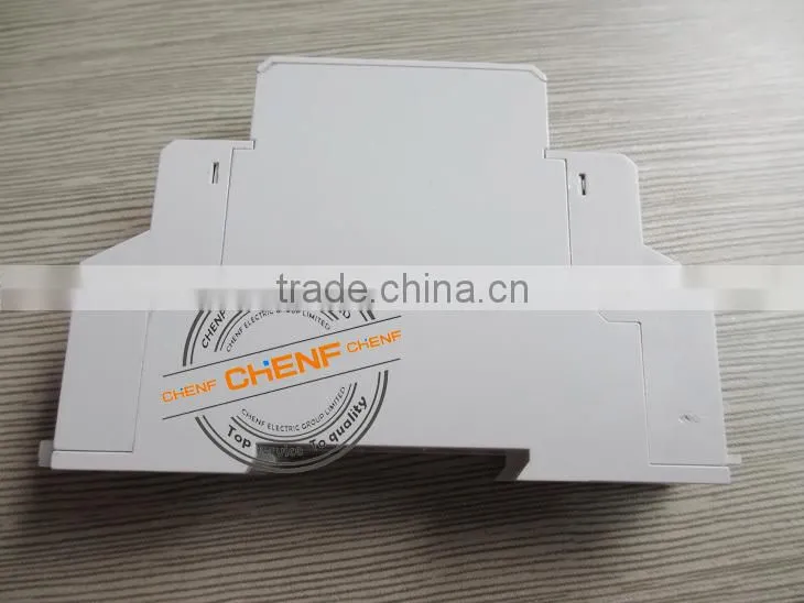 High Quality 120v 60hz 35mm Standard Din Rail Wattmeter , Solar System Use Single-phase Power Watt Meter