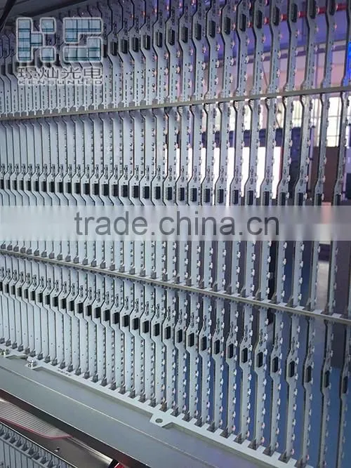 National star black led chip transparent glass led screen with cheaper price