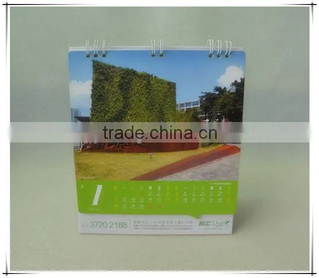 Hot sale business desk calendar table calendar custom printing OEM service