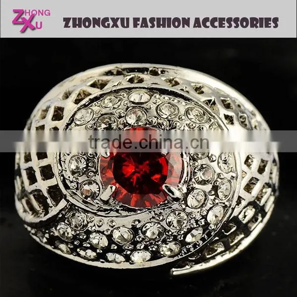 new custom high quality hot sale ruby rings for wedding