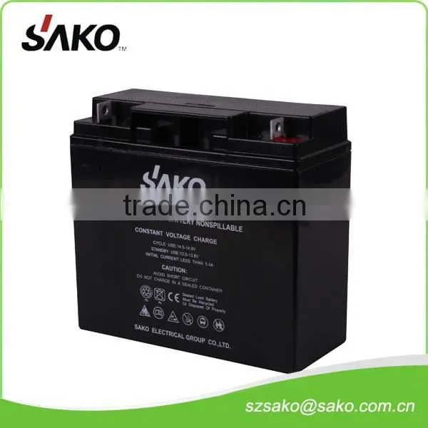 12V18AH AGM Battery Maintenance Free with 5 Years Life Design