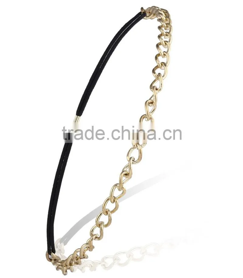Women Fashion Rhinestone Crystal Head Chain Jewelry Headband Headpiece Hair band