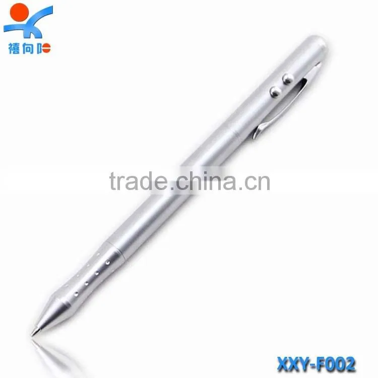high grade unique design lighting logo metal pen