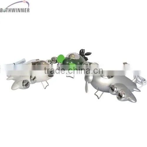 Airplane shape 4 ports USB HUB driver 2.0