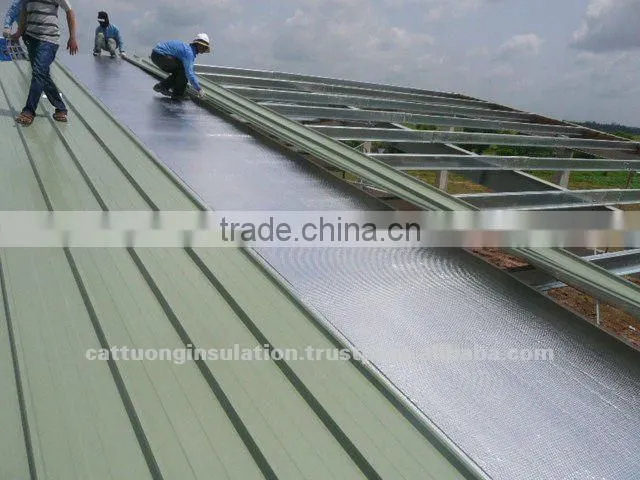 Fireproof Foil Bubble Insulation PE Foam Soundproof Sunshade Reflective Double-sided Roll Wrap